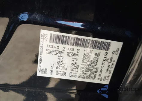 2023 Nissan Rogue Sv Intelligent Awd from USA, damaged, VIN 5N1BT3BB4PC810168